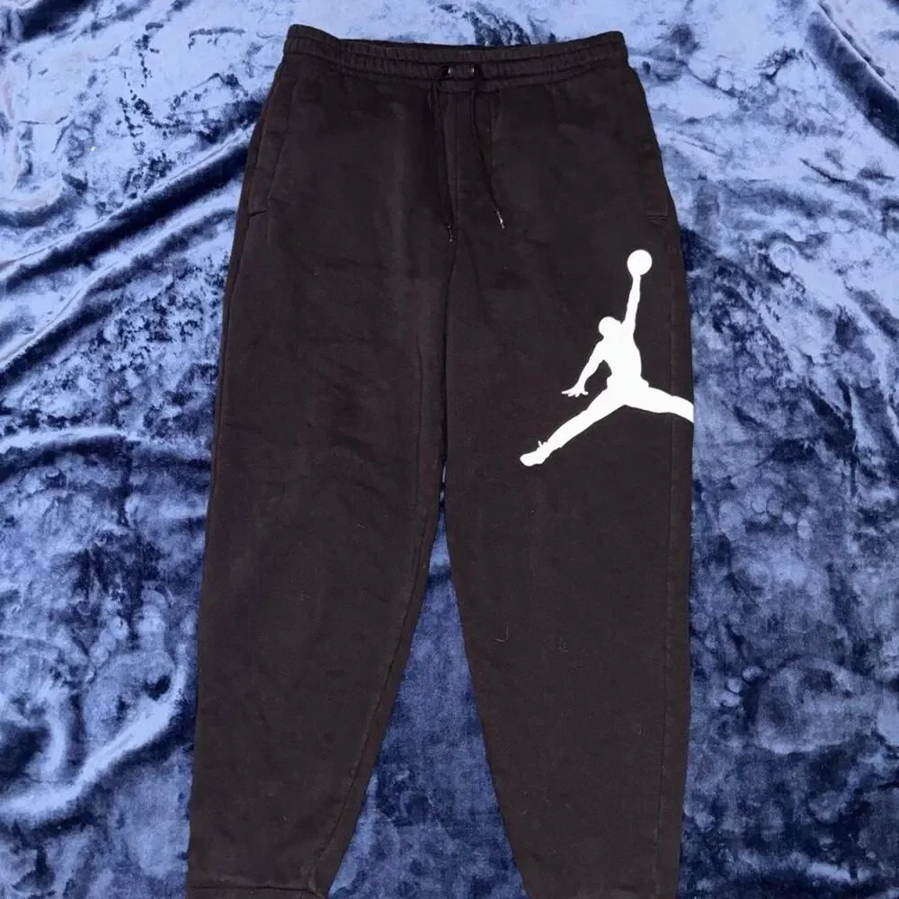 Jordan Men's Black Joggers-tracksuits